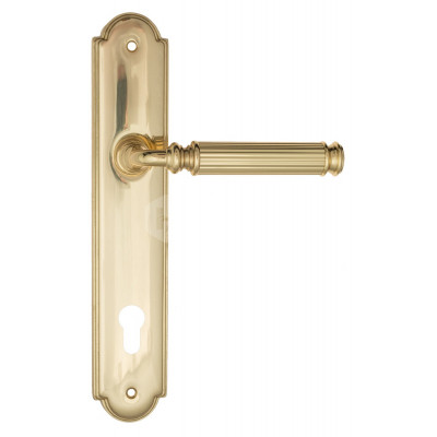 Дверная ручка Fratelli Cattini Encia FCT2312 CYL PL257-OLV полированная латунь