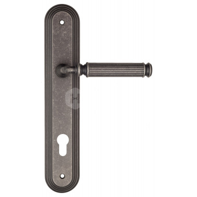 Дверная ручка Fratelli Cattini Encia FCT2343 CYL PL288-IA античное серебро