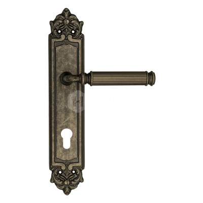 Дверная ручка Fratelli Cattini Encia FCT2344 CYL PL96-IA античное серебро