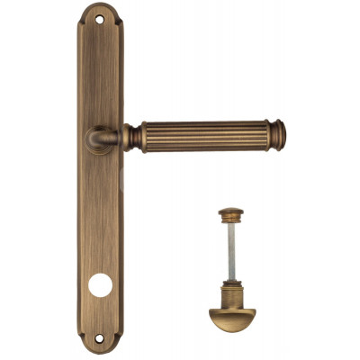 Дверная ручка Fratelli Cattini Encia FCT2569 WC-2 PL01-BY матовая бронза