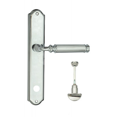 Дверная ручка Fratelli Cattini Encia FCT2305 WC-2 PL02-CR полированный хром Дверная ручка Fratelli Cattini Encia FCT2305 WC-2 PL02-CR полированный хром