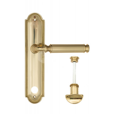 Дверная ручка Fratelli Cattini Encia FCT2321 WC-2 PL248-OLV полированная латунь Дверная ручка Fratelli Cattini Encia FCT2321 WC-2 PL248-OLV полированная латунь