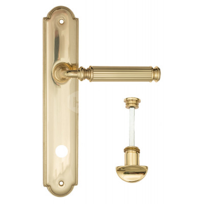 Дверная ручка Fratelli Cattini Encia FCT2322 WC-2 PL257-OLV полированная латунь Дверная ручка Fratelli Cattini Encia FCT2322 WC-2 PL257-OLV полированная латунь