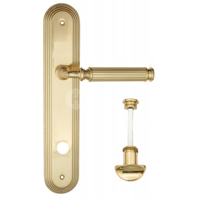 Дверная ручка Fratelli Cattini Encia FCT2323 WC-2 PL288-OLV полированная латунь