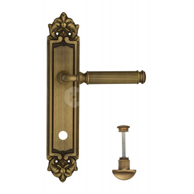 Дверная ручка Fratelli Cattini Encia FCT2339 WC-2 PL96-BY матовая бронза Дверная ручка Fratelli Cattini Encia FCT2339 WC-2 PL96-BY матовая бронза