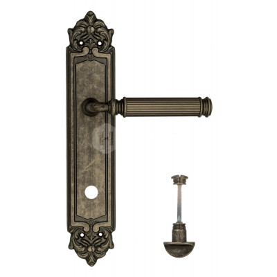 Дверная ручка Fratelli Cattini Encia FCT2354 WC-2 PL96-IA античное серебро