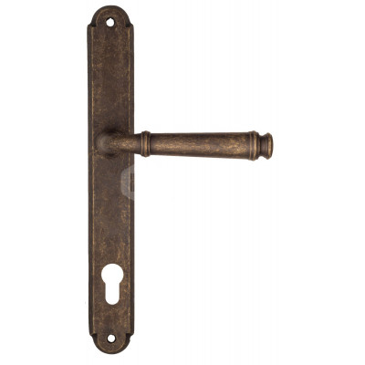 Дверная ручка Fratelli Cattini Farfalla FCT2574 CYL PL01-BA античная бронза