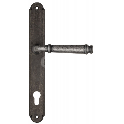 Дверная ручка Fratelli Cattini Farfalla FCT2579 CYL PL01-IA античное серебро