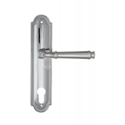 Дверная ручка Fratelli Cattini Farfalla FCT1625 CYL PL248-CR полированный хром Дверная ручка Fratelli Cattini Farfalla FCT1625 CYL PL248-CR полированный хром