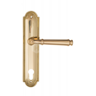 Дверная ручка Fratelli Cattini Farfalla FCT1640 CYL PL248-OLV полированная латунь