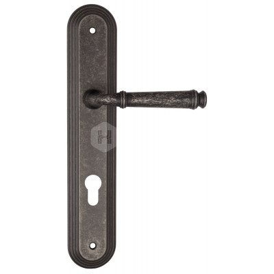 Дверная ручка Fratelli Cattini Farfalla FCT2069 CYL PL288-IA античное серебро