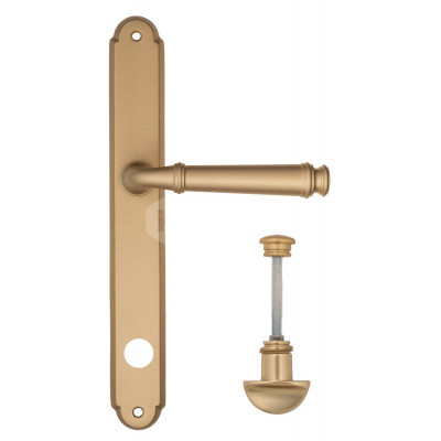 Дверная ручка Fratelli Cattini Farfalla FCT2607 WC-2 PL01-BS матовая латунь