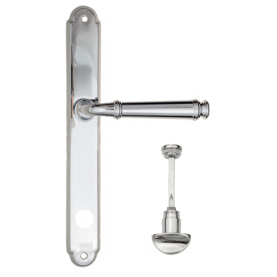 Дверная ручка Fratelli Cattini Farfalla FCT2609 WC-2 PL01-CR полированный хром