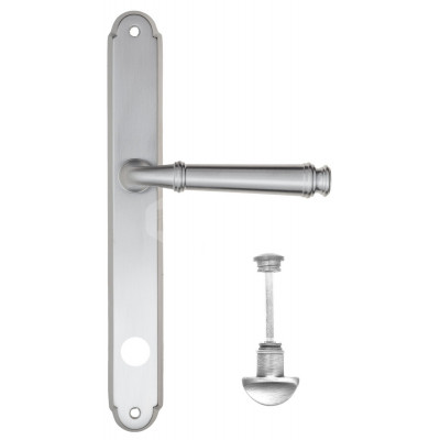 Дверная ручка Fratelli Cattini Farfalla FCT2610 WC-2 PL01-CS матовый хром