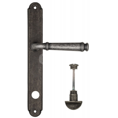 Дверная ручка Fratelli Cattini Farfalla FCT2611 WC-2 PL01-IA античное серебро