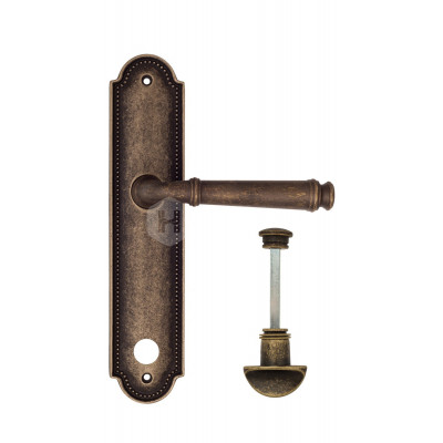 Дверная ручка Fratelli Cattini Farfalla FCT2076 WC-2 PL248-BA античная бронза