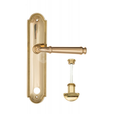 Дверная ручка Fratelli Cattini Farfalla FCT1650 WC-2 PL248-OLV полированная латунь