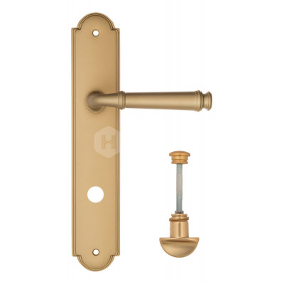 Дверная ручка Fratelli Cattini Farfalla FCT2116 WC-2 PL257-BS матовая латунь