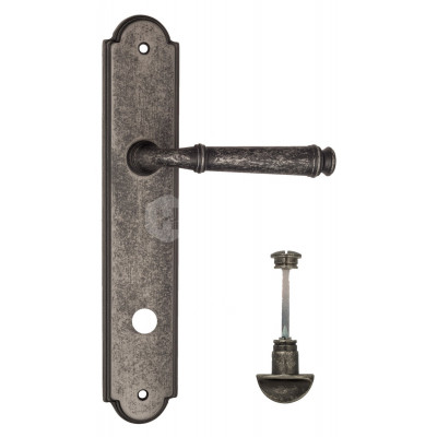 Дверная ручка Fratelli Cattini Farfalla FCT2060 WC-2 PL257-IA античное серебро