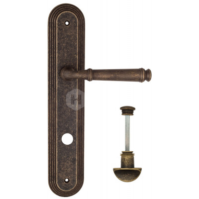 Дверная ручка Fratelli Cattini Farfalla FCT2074 WC-2 PL288-BA античная бронза