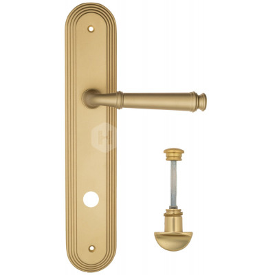 Дверная ручка Fratelli Cattini Farfalla FCT2117 WC-2 PL288-BS матовая латунь