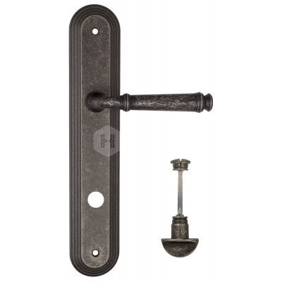 Дверная ручка Fratelli Cattini Farfalla FCT2059 WC-2 PL288-IA античное серебро