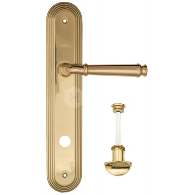 Дверная ручка Fratelli Cattini Farfalla FCT1652 WC-2 PL288-OLV полированная латунь