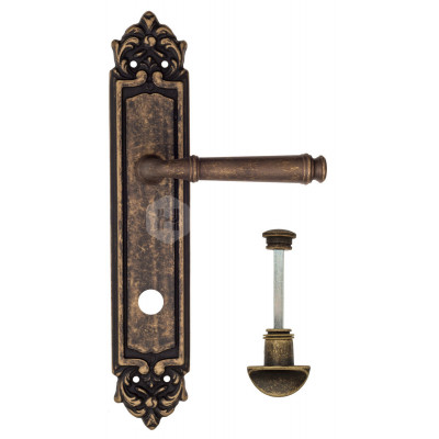 Дверная ручка Fratelli Cattini Farfalla FCT2073 WC-2 PL96-BA античная бронза Дверная ручка Fratelli Cattini Farfalla FCT2073 WC-2 PL96-BA античная бронза