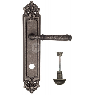 Дверная ручка Fratelli Cattini Farfalla FCT2058 WC-2 PL96-IA античное серебро