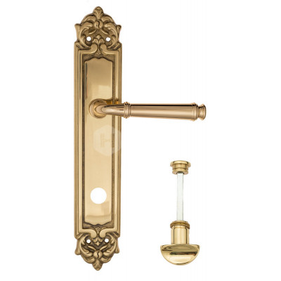 Дверная ручка Fratelli Cattini Farfalla FCT1653 WC-2 PL96-OLV полированная латунь