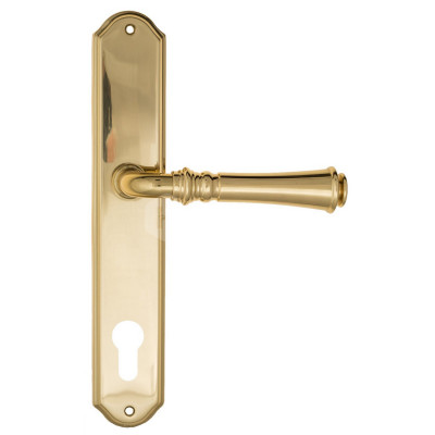 Дверная ручка Fratelli Cattini Gracia FCT1477 CYL PL02-OLV полированная латунь