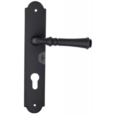 Дверная ручка Fratelli Cattini Gracia FCT1449 CYL PL257-NM матовый черный