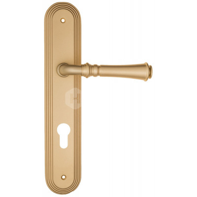 Дверная ручка Fratelli Cattini Gracia FCT1510 CYL PL288-BS матовая латунь Дверная ручка Fratelli Cattini Gracia FCT1510 CYL PL288-BS матовая латунь