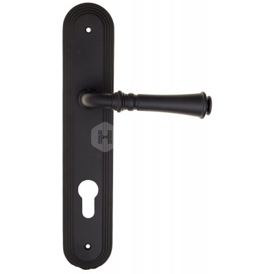 Дверная ручка Fratelli Cattini Gracia FCT1450 CYL PL288-NM матовый черный