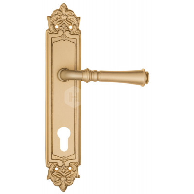 Дверная ручка Fratelli Cattini Gracia FCT1511 CYL PL96-BS матовая латунь Дверная ручка Fratelli Cattini Gracia FCT1511 CYL PL96-BS матовая латунь