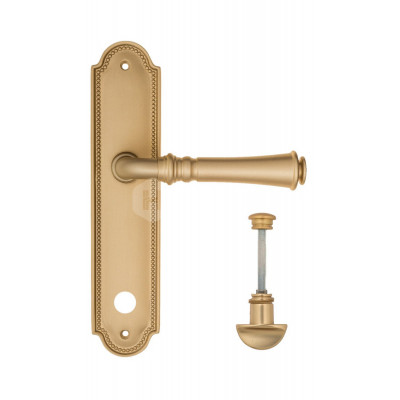 Дверная ручка Fratelli Cattini Gracia FCT1518 WC-2 PL248-BS матовая латунь Дверная ручка Fratelli Cattini Gracia FCT1518 WC-2 PL248-BS матовая латунь