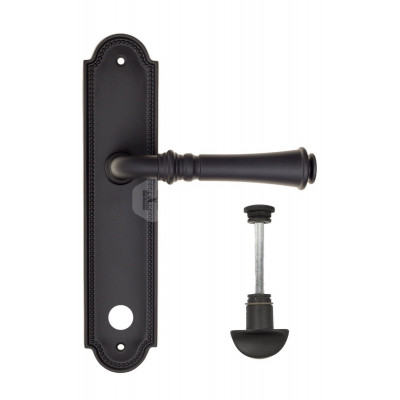 Дверная ручка Fratelli Cattini Gracia FCT1458 WC-2 PL248-NM матовый черный