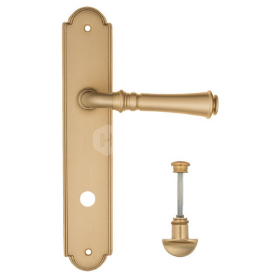 Дверная ручка Fratelli Cattini Gracia FCT1519 WC-2 PL257-BS матовая латунь Дверная ручка Fratelli Cattini Gracia FCT1519 WC-2 PL257-BS матовая латунь