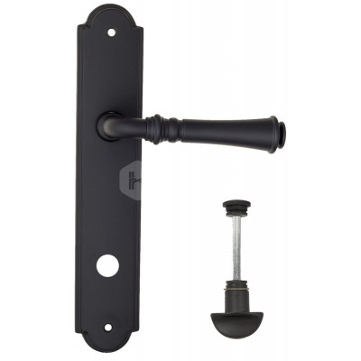 Дверная ручка Fratelli Cattini Gracia FCT1459 WC-2 PL257-NM матовый черный