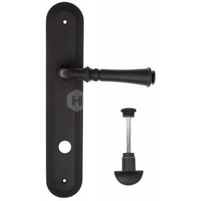 Дверная ручка Fratelli Cattini Gracia FCT1460 WC-2 PL288-NM матовый черный