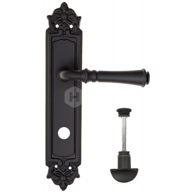 Дверная ручка Fratelli Cattini Gracia FCT1461 WC-2 PL96-NM матовый черный