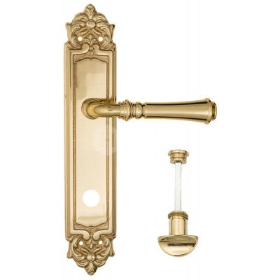 Дверная ручка Fratelli Cattini Gracia FCT1491 WC-2 PL96-OLV полированная латунь