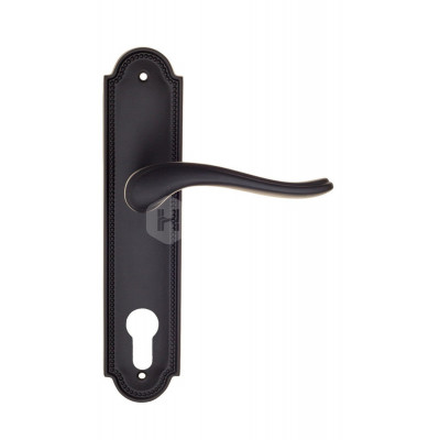 Дверная ручка Fratelli Cattini Lavera FCT1377 CYL PL248-NM матовый черный
