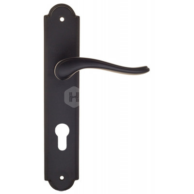 Дверная ручка Fratelli Cattini Lavera FCT1373 CYL PL257-NM матовый черный