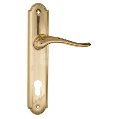 Дверная ручка Fratelli Cattini Lavera FCT1372 CYL PL257-OLV полированная латунь Дверная ручка Fratelli Cattini Lavera FCT1372 CYL PL257-OLV полированная латунь