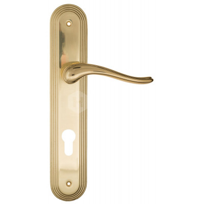 Дверная ручка Fratelli Cattini Lavera FCT1368 CYL PL288-OLV полированная латунь