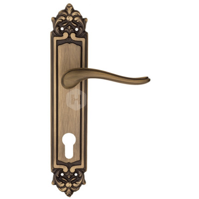 Дверная ручка Fratelli Cattini Lavera FCT1367 CYL PL96-BY матовая бронза