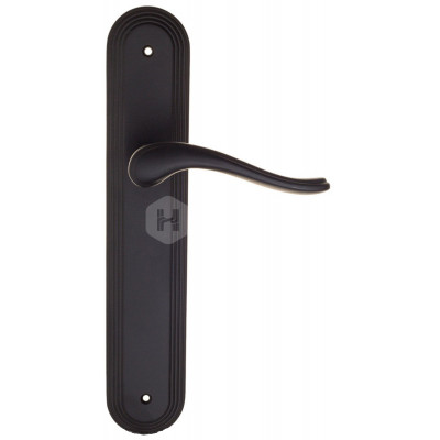 Дверная ручка Fratelli Cattini Lavera FCT1349 PL288-NM матовый черный Дверная ручка Fratelli Cattini Lavera FCT1349 PL288-NM матовый черный