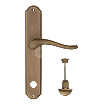 Дверная ручка Fratelli Cattini Lavera FCT1343 WC-2 PL02-BY матовая бронза