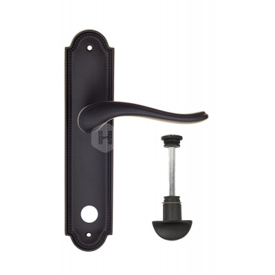 Дверная ручка Fratelli Cattini Lavera FCT1337 WC-2 PL248-NM матовый черный
